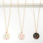 Wholesale chain Link Necklace Enamel Paw Prints Pendant L Extender L