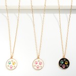 Wholesale chain Link Necklace Enamel Paw Prints Pendant L Extender L