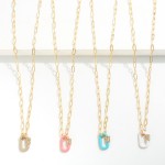 Wholesale chain Link Necklace Rhinestone Studded Pendant L Extender L