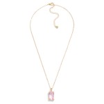 Wholesale dainty Chain Link Necklace Rhinestone Pendant Pave Detail L Extender L