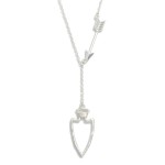 Wholesale chain Link Necklace Arrow Arrowhead Pendants L Extender L