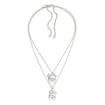 Mama and Mini Necklace Set Featuring Mom and Mini Silhouette Pendants

- Approximately 14" - 16" L
- Extender 3" L