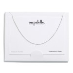 Wholesale dainty Chain Link Necklace L Extender L Gold K Dipped Silver Rhodium P