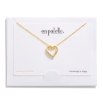 Wholesale dainty Chain Link Necklace Heart Pendant L Extender L Gold K Dipped Si