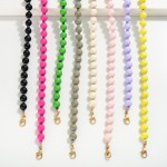 Wholesale wood Beaded Necklace Faceted Bead Accent L Extender L