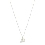 Wholesale dainty Chain Link Necklace Football Helmet Pendant L Extender L