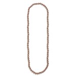 Simple Pearlescent Beaded Necklace 

- Approximately 16" L 