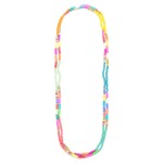 Wholesale long Beaded Necklace Stone Faceted Tube Beads L