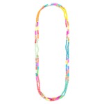 Wholesale long Beaded Necklace Stone Faceted Tube Beads L