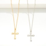 Wholesale chain Link Necklace Cross Pendant L Extender L