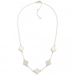 Wholesale gold Dipped Chain Link Necklace Metal Clover Stations L Extender L