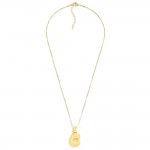 Wholesale box Chain Necklace Rhinestone Studded Bubble Initial Pendant L Extende