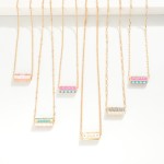 Wholesale chain Link Rolling Message Pendant Necklace L Extender L