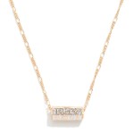 Wholesale chain Link Rolling Message Pendant Necklace L Extender L