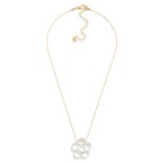Wholesale ball Chain Link Necklace Glass Flower Pendant L Extender L