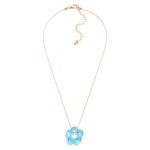 Wholesale ball Chain Link Necklace Glass Flower Pendant L Extender L
