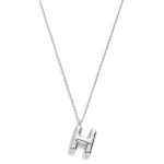Wholesale stainless Steel Dainty Chain Link Necklace Bubble Balloon Initial Pend
