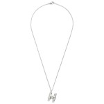 Wholesale stainless Steel Dainty Chain Link Necklace Bubble Balloon Initial Pend