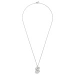 Wholesale stainless Steel Dainty Chain Link Necklace Bubble Balloon Initial Pend