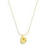 Ball Chain Necklace Featuring Bubble Balloon Initial Pendant

- Approximately 16" L
- Extender 2" L

