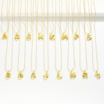 Wholesale ball Chain Necklace Bubble Balloon Initial Pendant L Extender L