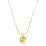 Wholesale ball Chain Necklace Bubble Balloon Initial Pendant L Extender L