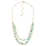 Wholesale chain Link Necklace Beaded Layering L Extender L
