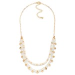 Wholesale chain Link Necklace Beaded Layering L Extender L