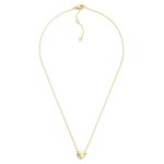 Wholesale gold Dipped Dainty Chain Link Necklace Heart Pendant L Extender L