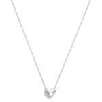 Gold Dipped Dainty Chain Link Necklace Featuring Heart Pendant 

- Approximately 16" L
- Extender 2" L
