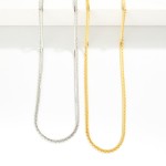 Wholesale gold Dipped Layered Dainty Chain Link Necklace L Extender L