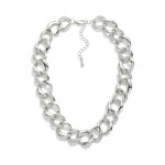 Wholesale chunky Metal Chain Link Necklace Rope Chain Border Links L Extender L