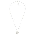 Wholesale dainty Gold Dipped Chain Link Necklace Pearlescent Cubic Zirconia Stud