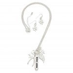 Wholesale chain Link Necklace Metal Good Luck Charm Pendants Four Leaf Clover Dr