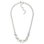 Wholesale metal Chain Link Necklace Double Linked Chain L Extender L