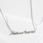 Wholesale dainty Chain Link Necklace Made America Pendant L Extender L Hypoaller