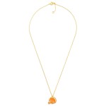 Wholesale gold Dipped Chain Link Game Day Necklace Enamel Football Helmet Pendan