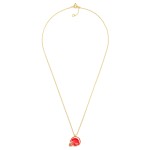 Wholesale gold Dipped Chain Link Game Day Necklace Enamel Football Helmet Pendan