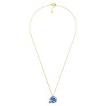 Wholesale gold Dipped Chain Link Game Day Necklace Enamel Football Helmet Pendan