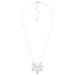 Wholesale dainty Chain Link Necklace Linked Pearl Cluster Detail L Extender L
