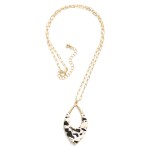 Wholesale paperclip Chain Link Necklace Animal Print Cross Pendant L Extender L