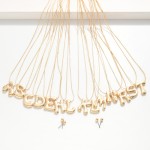 Wholesale metal Snake Chain Necklace Bubble Initial Pendant Metal Ball Stud Earr