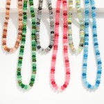 Wholesale multi Colored Stone Necklace L Extender L