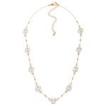 Wholesale peanut Chain Link Necklace Bow Bead Stations L Extender L