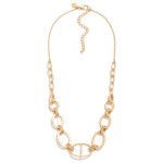 Wholesale metal Flatten Chain Link Necklace L Extender L
