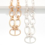 Wholesale metal Flatten Chain Link Necklace L Extender L