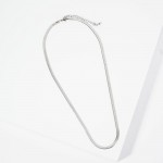 Wholesale herringbone Chain Necklace Stainless Steel Tarnish Resistant Hypoaller