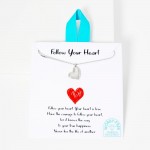 Wholesale dainty Chain Link Necklace Metal Heart Pendant Stainless Steel Tarnish