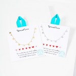 Wholesale dainty Chain Link Necklace Metal Heart Charms Stainless Steel Tarnish