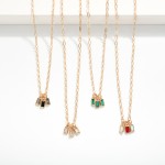 Wholesale chain Link Necklace Rectangular Rhinestone Charms L Extender L